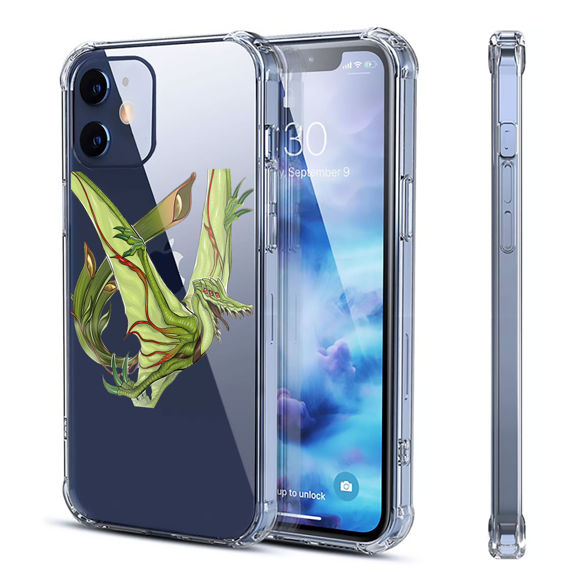 （画像用） 遊☆戯☆王 Yu-Gi-Oh! 【iPhone 12シリーズ対応】透明スマホケース（クリアソフトケース）